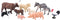 Mojo Farmland Boerderijdieren Start Speelset, 10dlg. - 380030