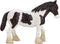 Mojo Horses speelgoed Clydesdale Paard Zwart Wit - 387085