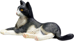 Mojo Pets speelgoed Kat Liggend Zwart Wit - 387367