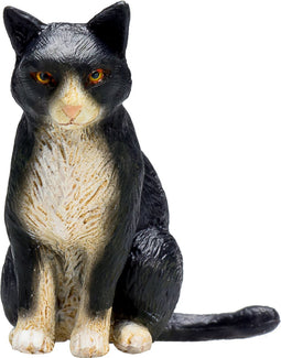 Mojo Pets speelgoed Kat Zittend Zwart Wit - 387371