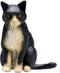 Mojo Pets speelgoed Kat Zittend Zwart Wit - 387371