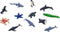 Mojo Sea Life mini zeedieren 12st 380056