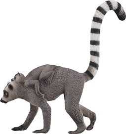 Mojo Wildlife speelgoed Ringstaartmaki met baby - 387237