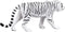 Mojo Wildlife speelgoed Witte Tijger - 387013
