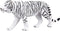 Mojo Wildlife speelgoed Witte Tijger - 387013