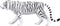 Mojo Wildlife speelgoed Witte Tijger - 387013