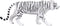 Mojo Wildlife speelgoed Witte Tijger - 387013