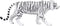 Mojo Wildlife speelgoed Witte Tijger - 387013