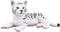 Mojo Wildlife speelgoed Witte Tijger Welp Liggend - 387015