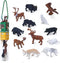 Mojo Woodland mini bosdieren 12st 380054