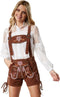 Dressforfun Lederhose Ammersee XL - Verkleedkostuum - Traditionele stijl met bretels - 100% polyester