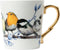 Mok Bosvogels - Heinen Delfts Blauw - Goud - Keramiek - 300 ml