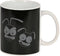 Mok El Hormiguero Wit Keramisch Zwart (350 ml)