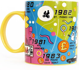 Mok - Gift Republic 80’s – 340 ml Inhoud – Multicolor