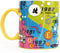 Mok - Gift Republic 80’s – 340 ml Inhoud – Multicolor