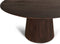 Mokka Ronde Eettafel Donkerbruin - Ø150cm