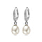 Glams oorhangers - Zilver - Parel en zirkonia