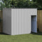 vidaXL - Hondenhok - met - dak - 214x153x181 - cm - gegalvaniseerd - staal - grijs
