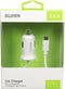 Sweex CH-008WH - Autolader - 2.4A uitgang - Wit
