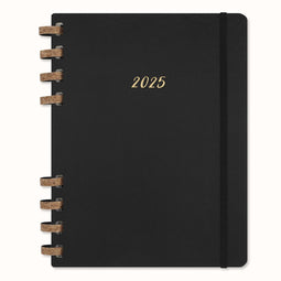 Moleskine 12 Maanden Agenda - 2025 - Life Spiral - Week/Maand - XL - Harde Kaft - Zwart