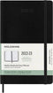 Moleskine - Agenda notitieboek 2022-2023 msk large sc zwart | 12 stuks