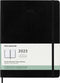 Moleskine - Agenda notitieboek 2023 msk 12mnd xl sc zwart | 6 stuks