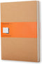 Moleskine Cahier Journals - Extra Large - Gelinieerd - Bruin - set van 3