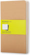 Moleskine Cahier Journals - Large - Blanco - Bruin - set van 3