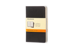 Moleskine Cahier Journals - Pocket - Gelinieerd - Zwart - set van 3