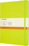 Moleskine Classic Notitieboek - Extra Large - Hardcover - Gelinieerd - Citroen Groen