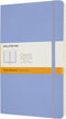 Moleskine Classic Notitieboek - Large - Softcover - Gelinieerd - Hortensia Blauw