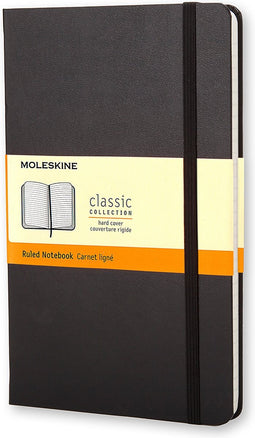 Moleskine Classic Notitieboek - Pocket - Hardcover - Gelinieerd - Zwart