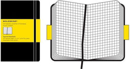 Moleskine Classic Notitieboek - Pocket - Hardcover - Geruit - Zwart