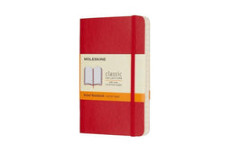 Moleskine Classic Notitieboek - Pocket - Softcover - Gelinieerd - Rood