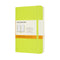 Moleskine Classic Notitieboek - Pocket - Softcover - Gelinieerd - Citroen Groen