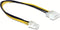 Molex (m) - ATX12V P4 (m) voedingskabel - 0,15 meter