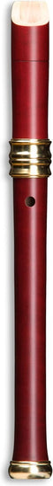 Mollenhauer 4119R Adris Traumfluit Sopran Barock, dubbel, rood - Sopraan blokfluit (Barok)