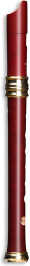 Mollenhauer 4119R Adris Traumfluit Sopran Barock, dubbel, rood - Sopraan blokfluit (Barok)