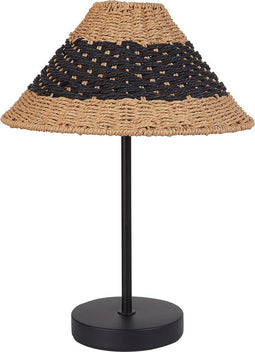 MOMBA - Tafellamp - Beige/Zwart - Papier