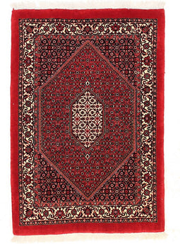 MOMO Rugs Bidjar Fine 47 Vloerkleed - 82x120 - - Oosters Tapijt - Klassiek - Rood