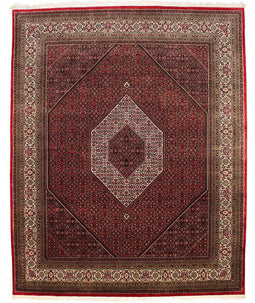 MOMO Rugs Bidjar Royal Red Cream 25 Vloerkleed - 247x301 - - Oosters Tapijt - Klassiek - Beige, Rood