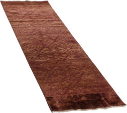 MOMO Rugs Damask 271 Vloerkleed - 74x294 - - Vintage Tapijt - Modern - Rood