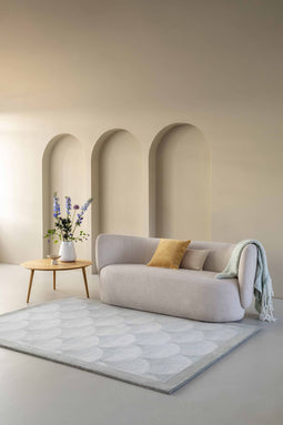 MOMO Rugs Designer Elvire Mermaid Arctic Grey 250x350 cm