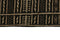 MOMO Rugs Kelim Kordi 60 Vloerkleed - 162x228 - Vierkant - Kelim Tapijt - Modern - Zwart
