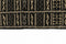 MOMO Rugs Kelim Kordi 67 Vloerkleed - 169x241 - Vierkant - Kelim Tapijt - Modern - Zwart