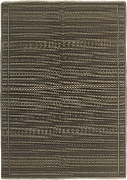 MOMO Rugs Kelim Kordi 73 Vloerkleed - 172x240 - Vierkant - Kelim Tapijt - Modern - Zwart