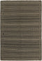 MOMO Rugs Kelim Kordi 75 Vloerkleed - 160x230 - Vierkant - Kelim Tapijt - Modern - Zwart