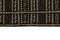 MOMO Rugs Kelim Kordi 81 Vloerkleed - 169x255 - Vierkant - Kelim Tapijt - Modern - Zwart