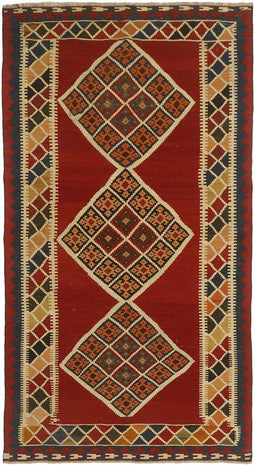 MOMO Rugs Kelim Old 109 Vloerkleed - 140x267 - Vierkant - Kelim Tapijt - Modern - Meerkleurig