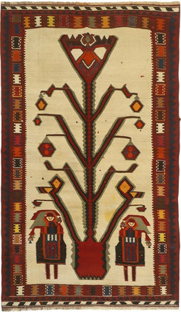 MOMO Rugs Kelim Old 130 Vloerkleed - 143x242 - Vierkant - Kelim Tapijt - Modern - Meerkleurig